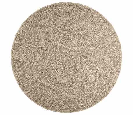 vidaXL Vloerkleed Beige Ø160cm - Jute Look - 35% Korting!
