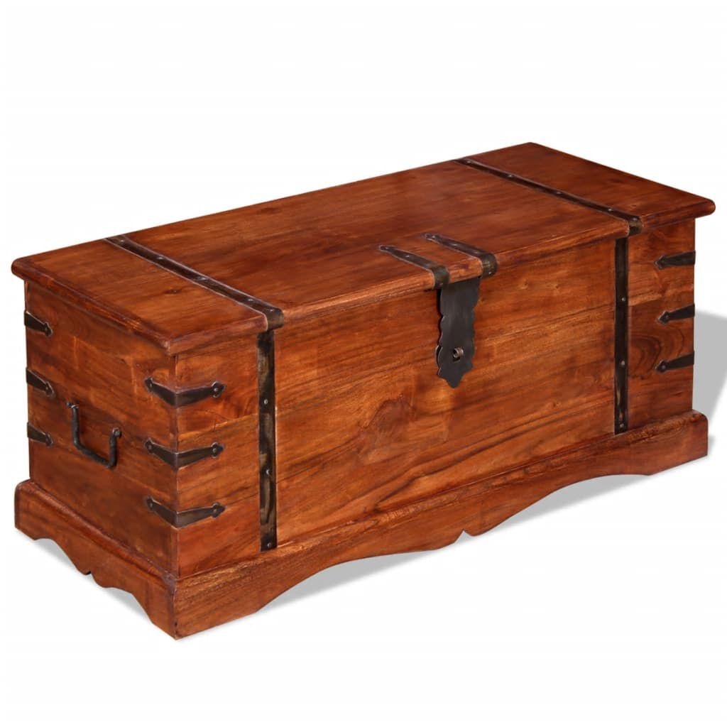 VidaXL Opbergkist Massief Hout - 35% Korting!