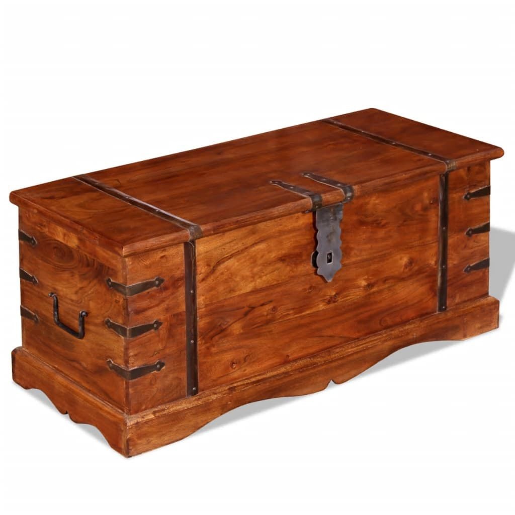 VidaXL Opbergkist Massief Hout - 35% Korting!