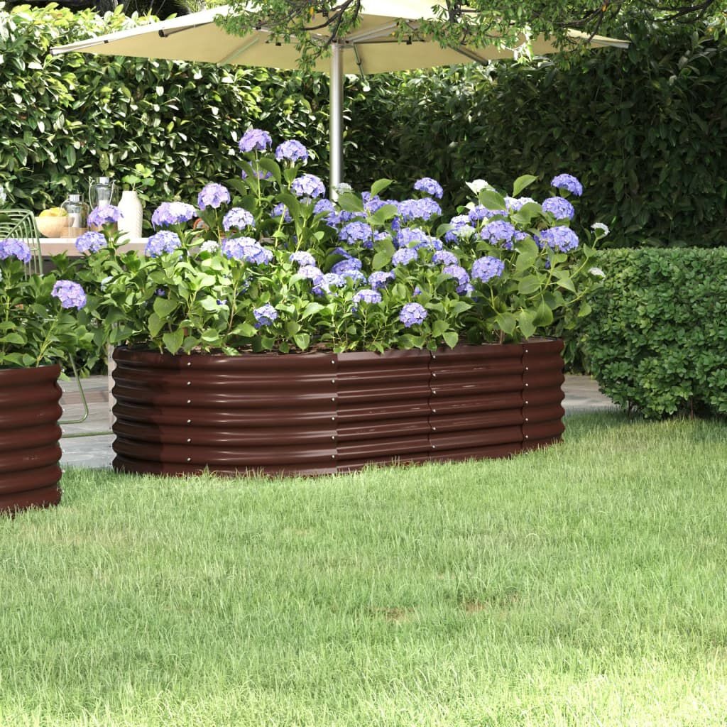VidaXL Plantenbak Bruin 152cm - 35% Korting! Zo Goed Als Nieuw