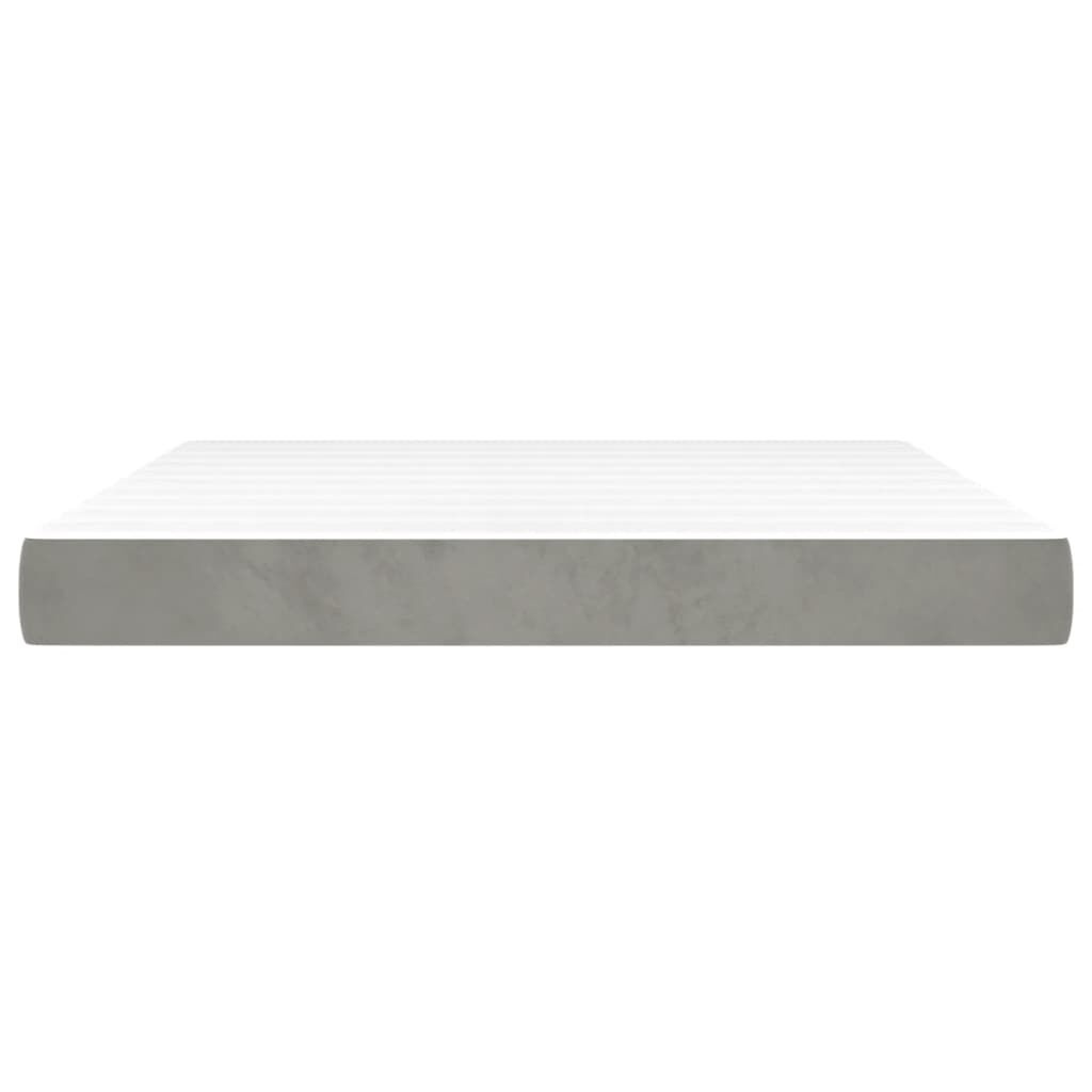 Topdeal: Pocketveringmatras 180x200 Lichtgrijs -35%