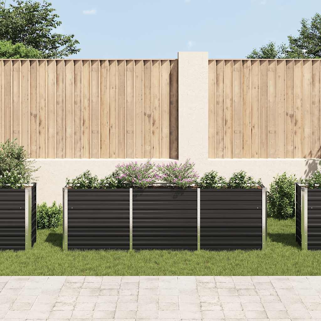 VidaXL Verhoogde Plantenbak 240cm Antraciet - 50% Korting!
