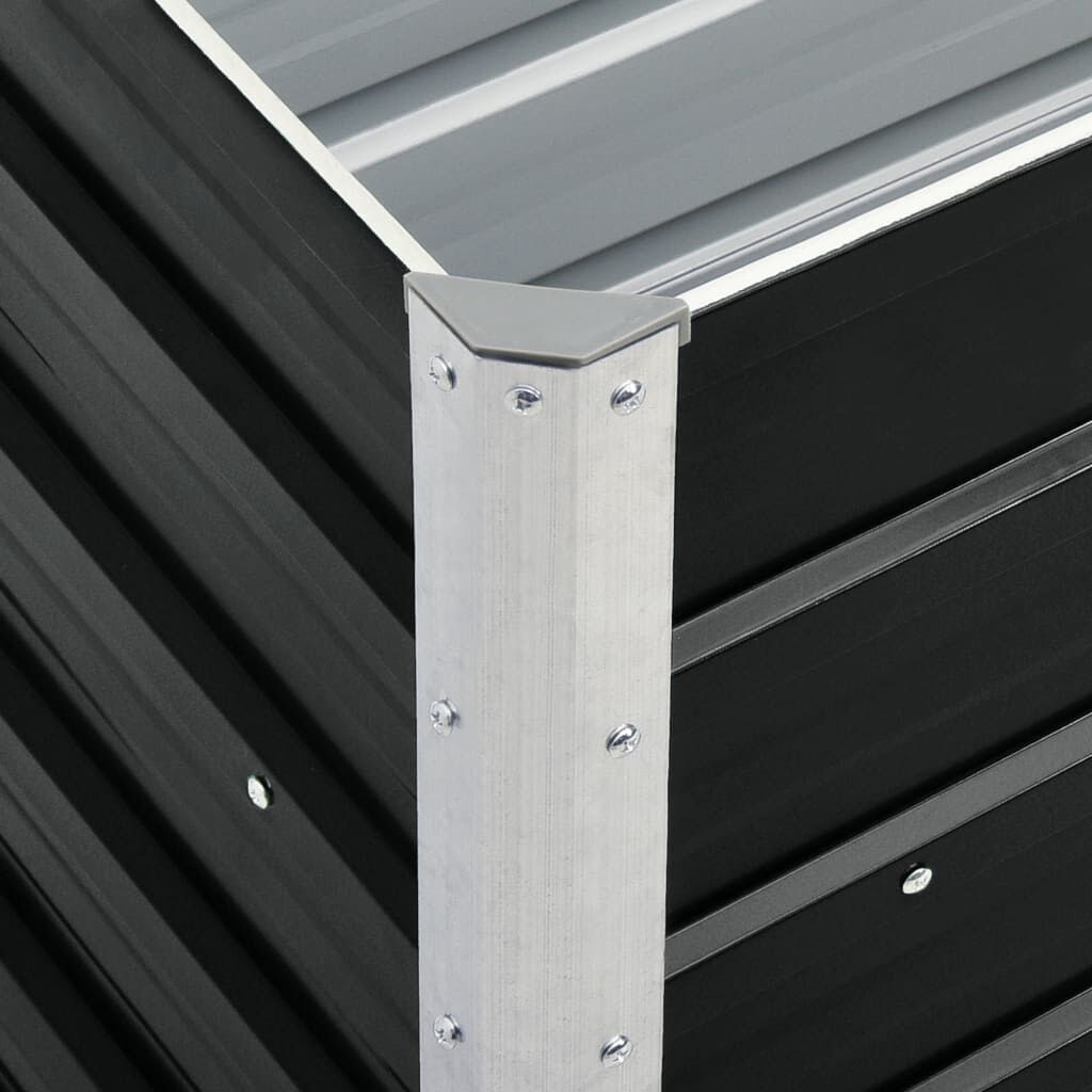 VidaXL Verhoogde Plantenbak 240cm Antraciet - 50% Korting!