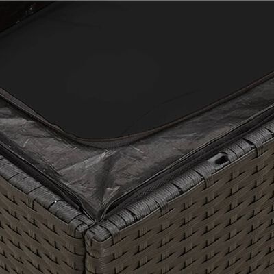 VidaXL Tuinbank 2-zits Zwart met Kussens - 35% Korting!