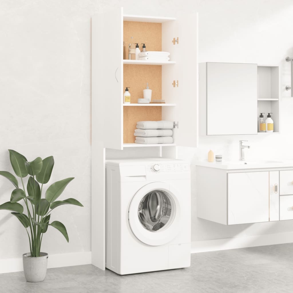 vidaXL Wasmachinekast Wit 64cm - 35% Korting!