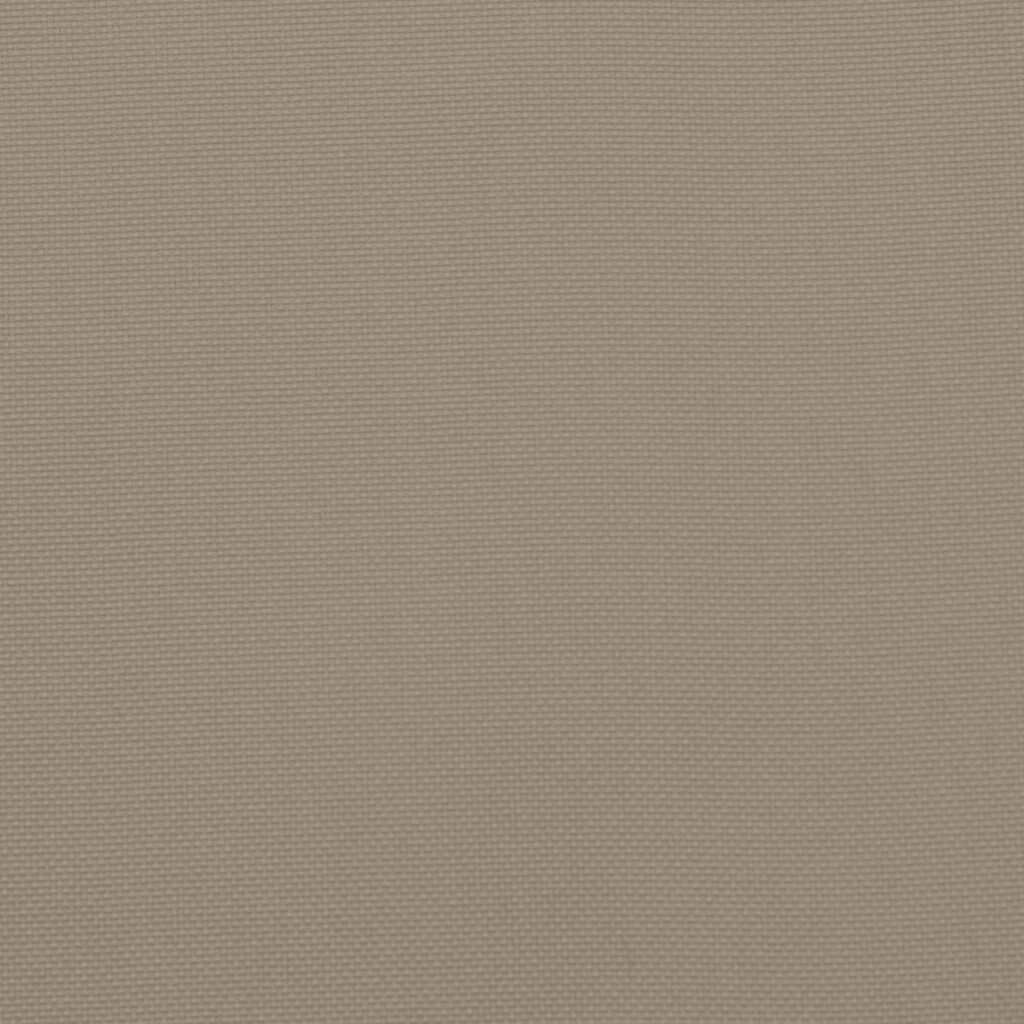 vidaXL Palletkussens Taupe - 2 Stuks - 35% Korting!