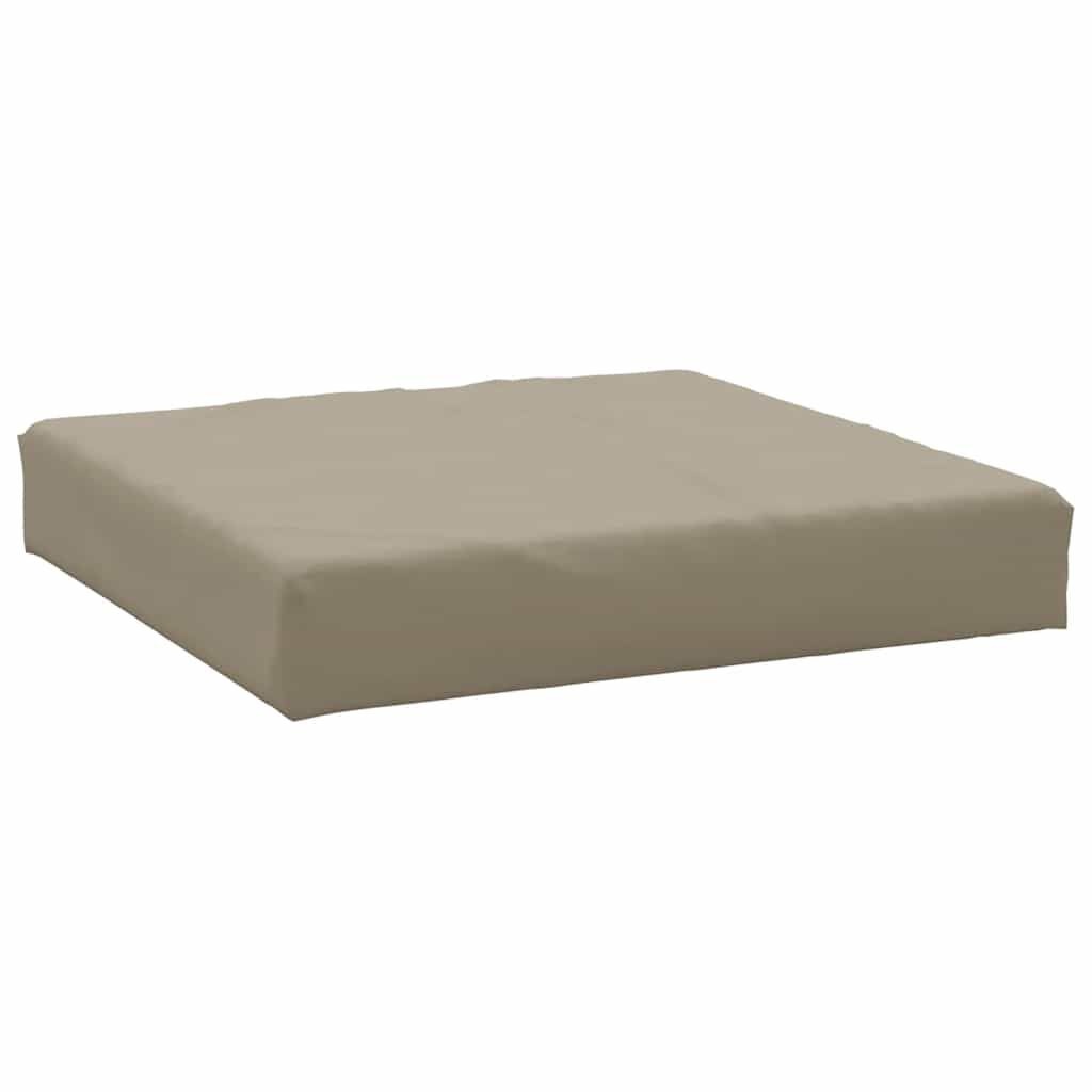 vidaXL Palletkussens Taupe (2 st) - 35% Korting!
