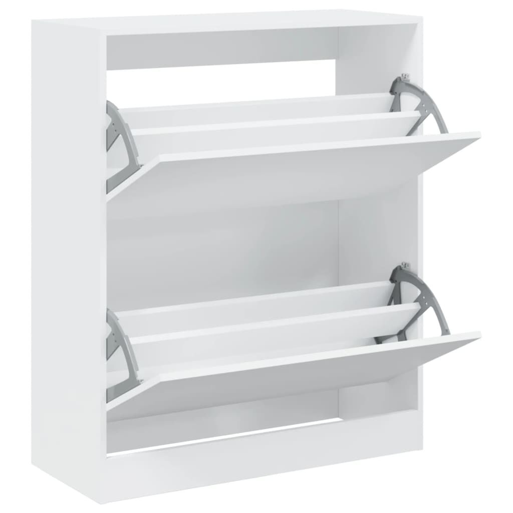 vidaXL Schoenenkast Wit 80x34x96,5cm - 35% Korting!