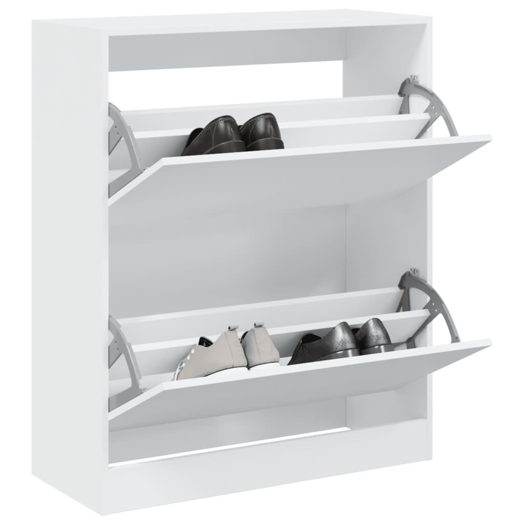 vidaXL Schoenenkast Wit 80x34x96,5cm - 35% Korting!