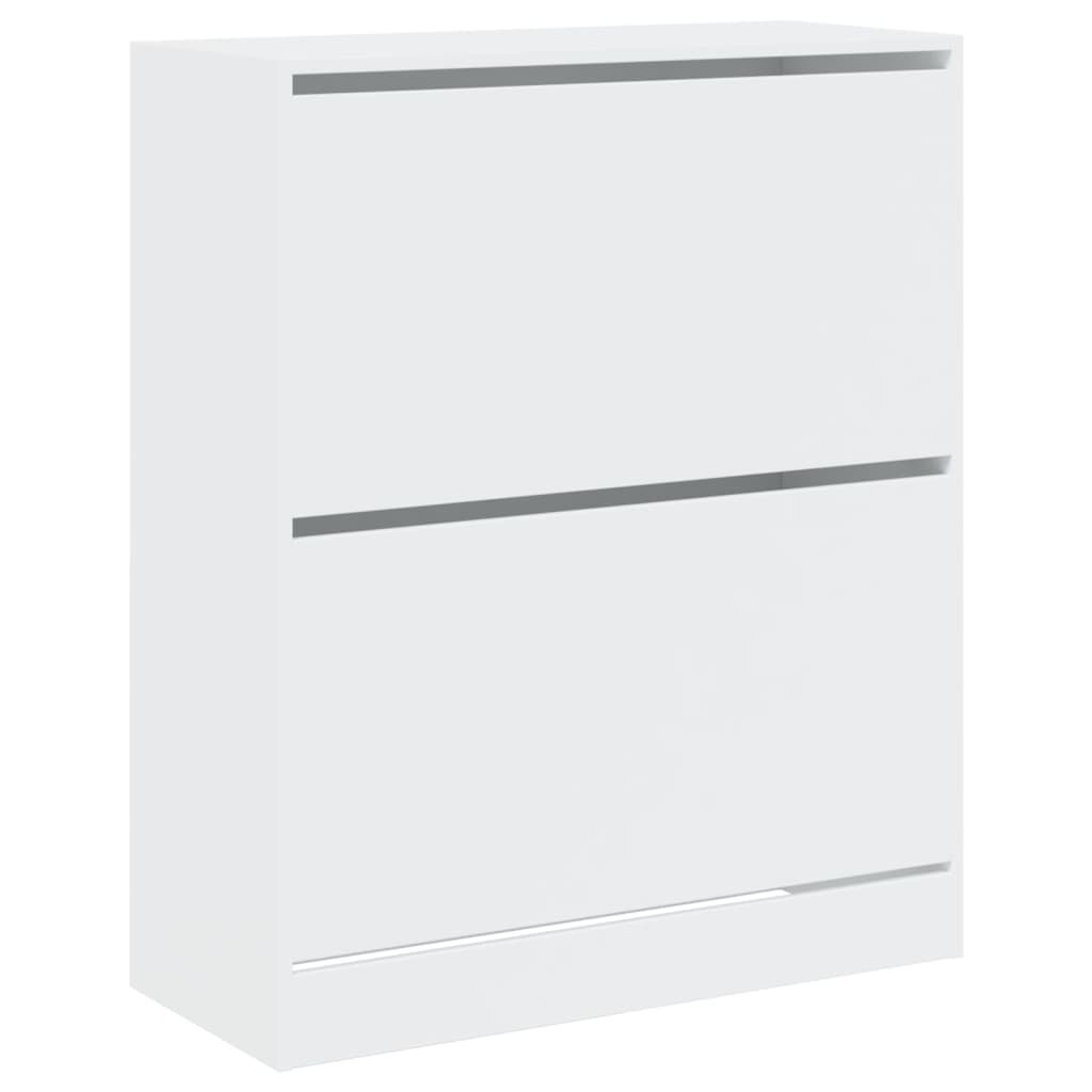 vidaXL Schoenenkast Wit 80x34x96,5cm - 35% Korting!