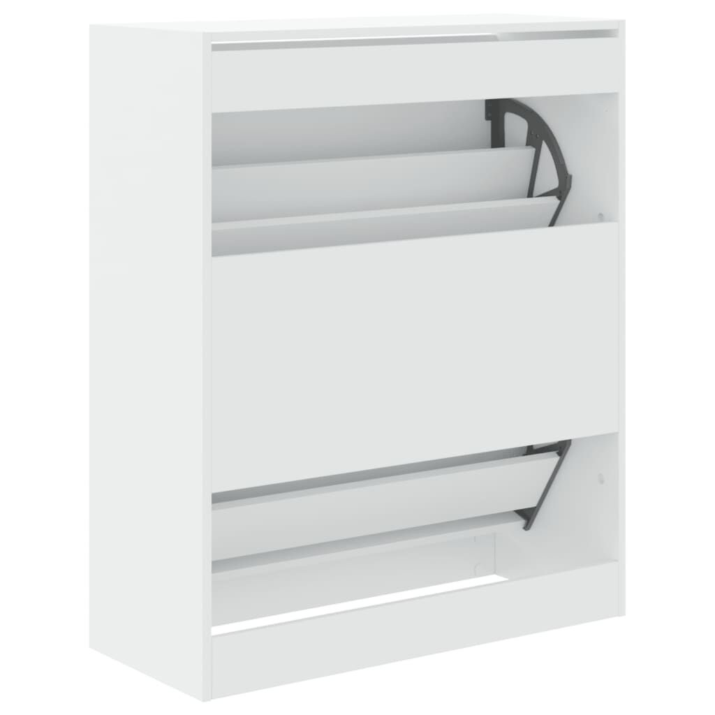 vidaXL Schoenenkast Wit 80x34x96,5cm - 35% Korting!