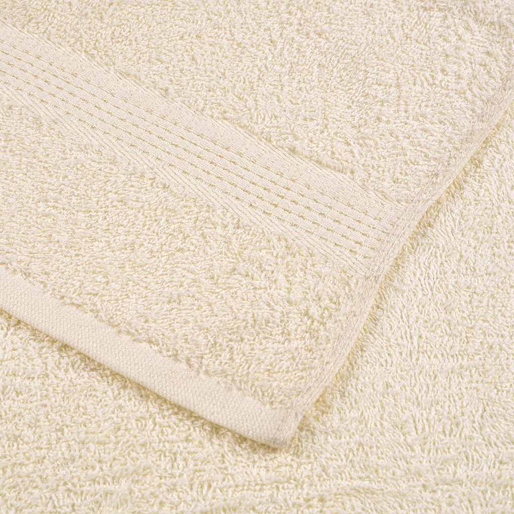 VidaXL Saunahanddoeken 2x Crème - 80x200cm - 35% Korting!