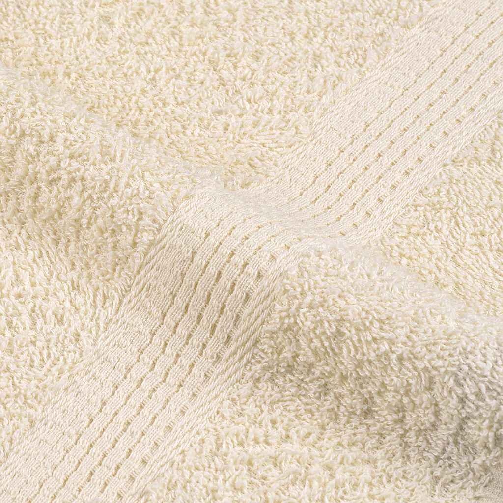 VidaXL Saunahanddoeken 2x Crème - 80x200cm - 35% Korting!