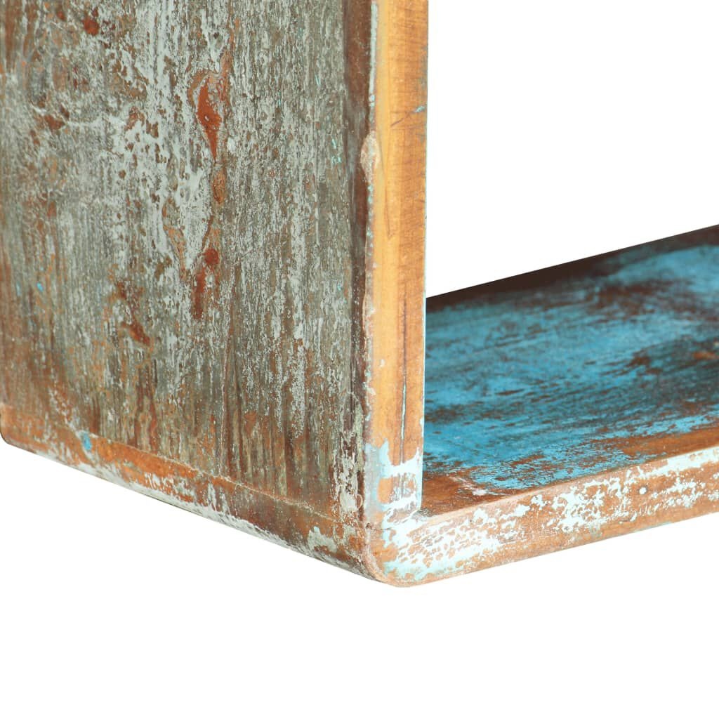 vidaXL Wandschappen Kubus Gerecycled Hout - 35% Korting!