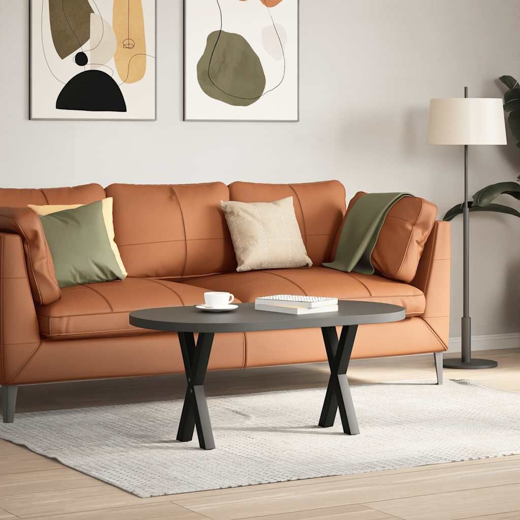 vidaXL Salontafelpoten (2 st.) X-vorm Zwart - 35% Korting!