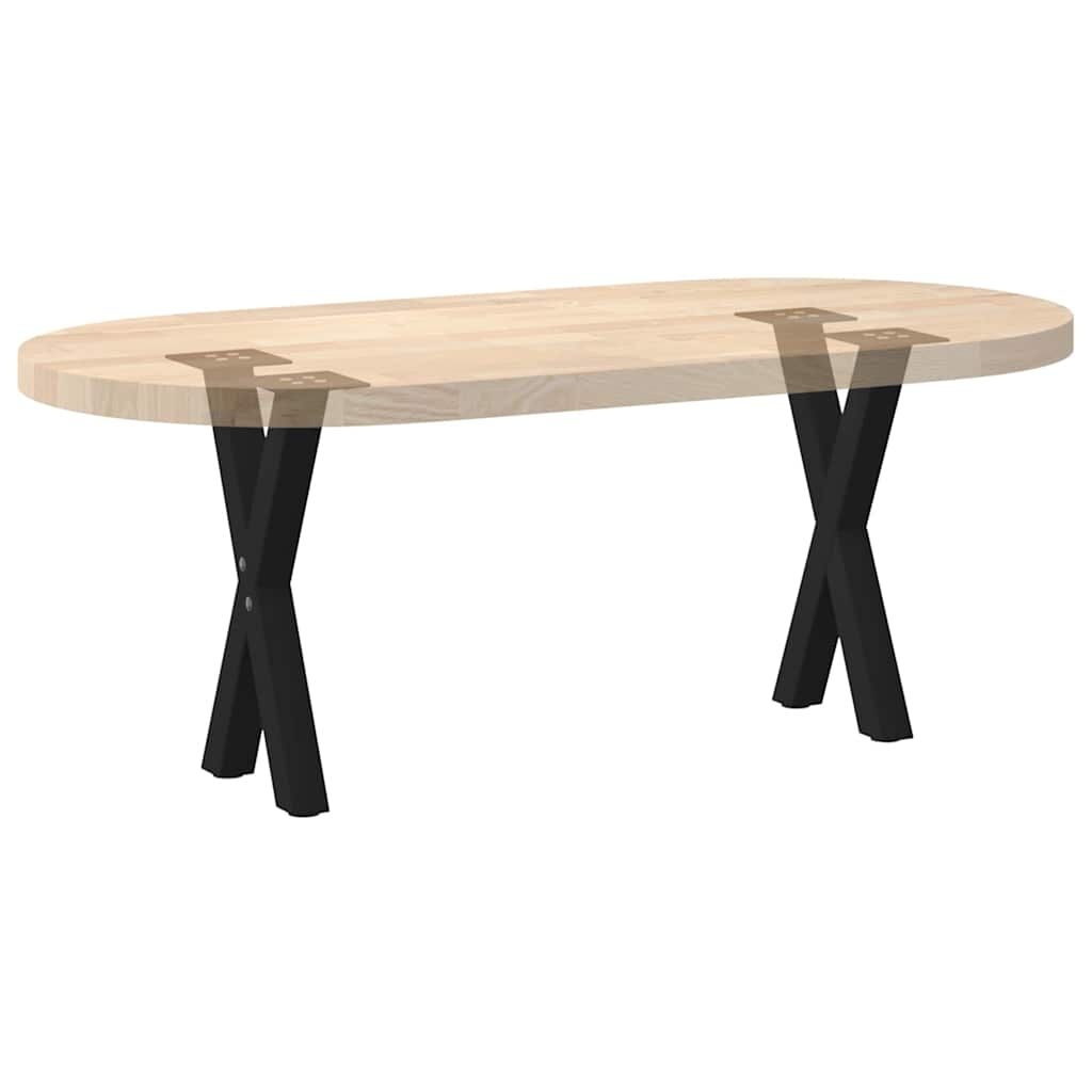 vidaXL Salontafelpoten (2 st.) X-vorm Zwart - 35% Korting!