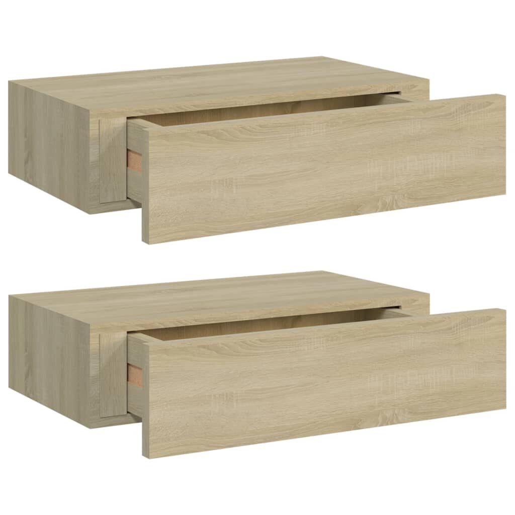 VidaXL Wandplanken Eiken (2 st) -35%! 40cm
