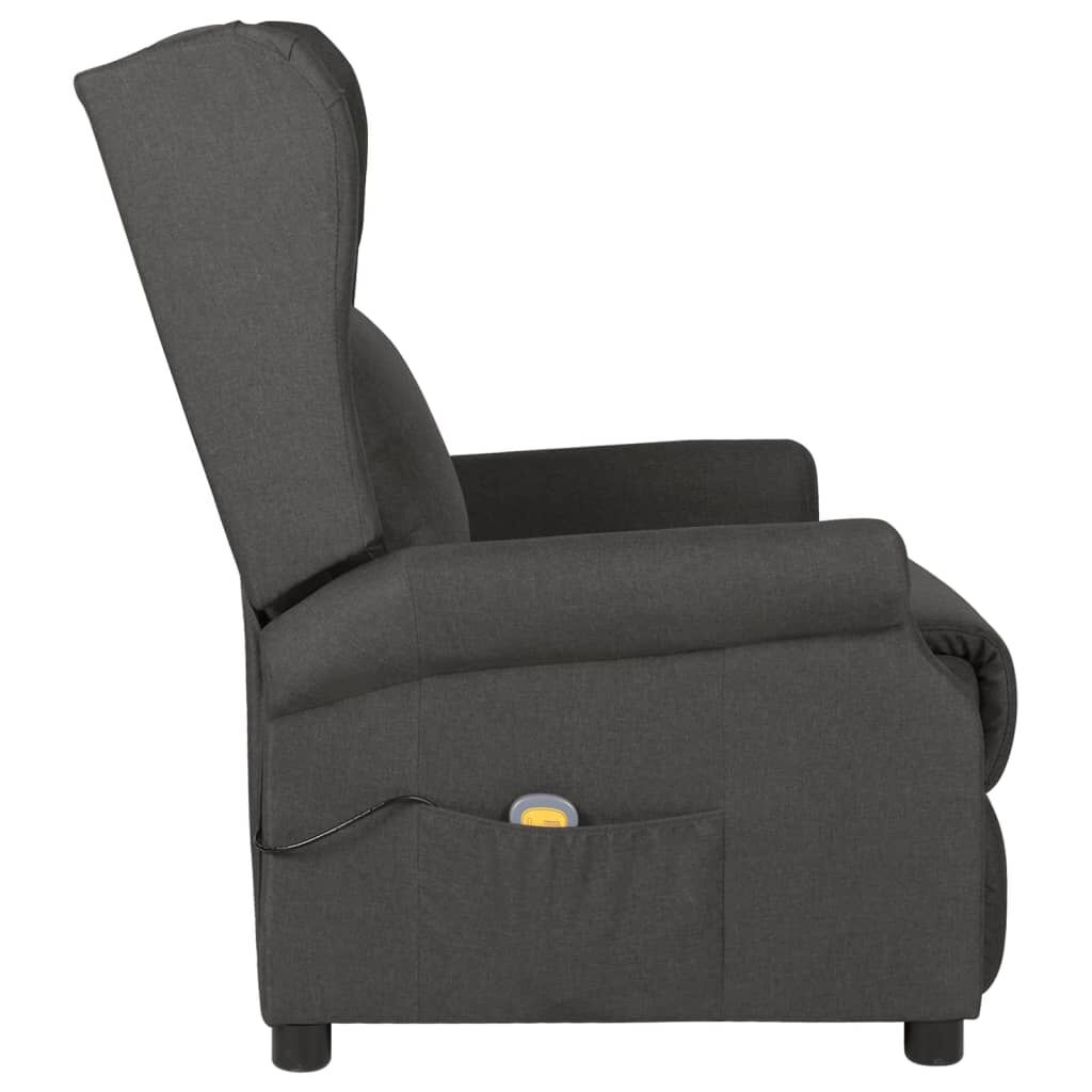 vidaXL Massagestoel Donkergrijs - 35% Korting!