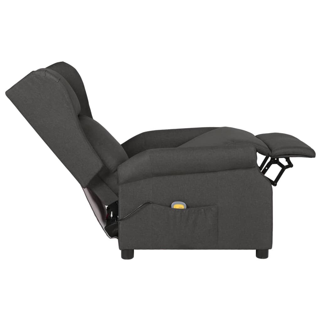vidaXL Massagestoel Donkergrijs - 35% Korting!