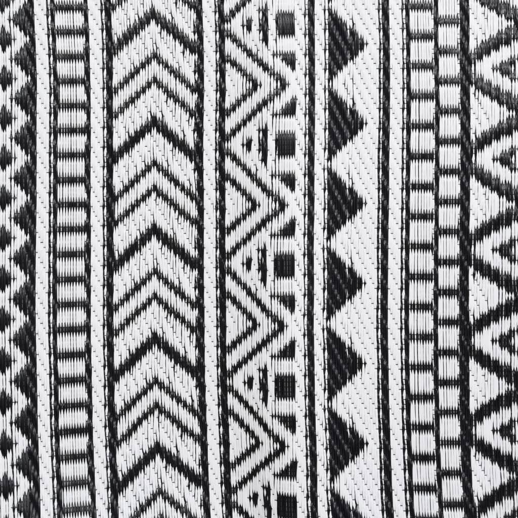 vidaXL Buitenkleed ARAKIL 160x230 Zwart - 35% Korting!