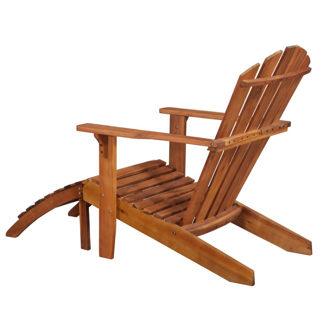 Adirondack Tuinstoel met Voetensteun Acaciahout - 35% Korting!