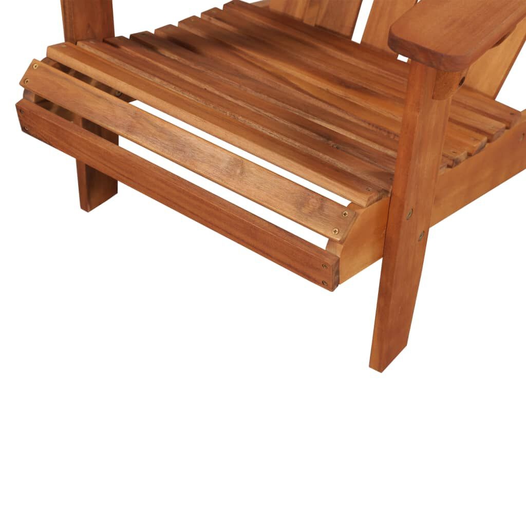 Adirondack Tuinstoel met Voetensteun Acaciahout - 35% Korting!