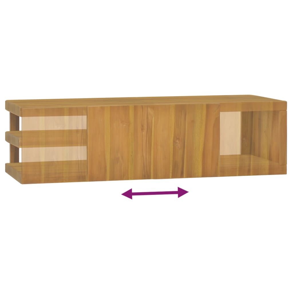 VidaXL Badkamerkast Teakhout 110cm - 45% Korting!