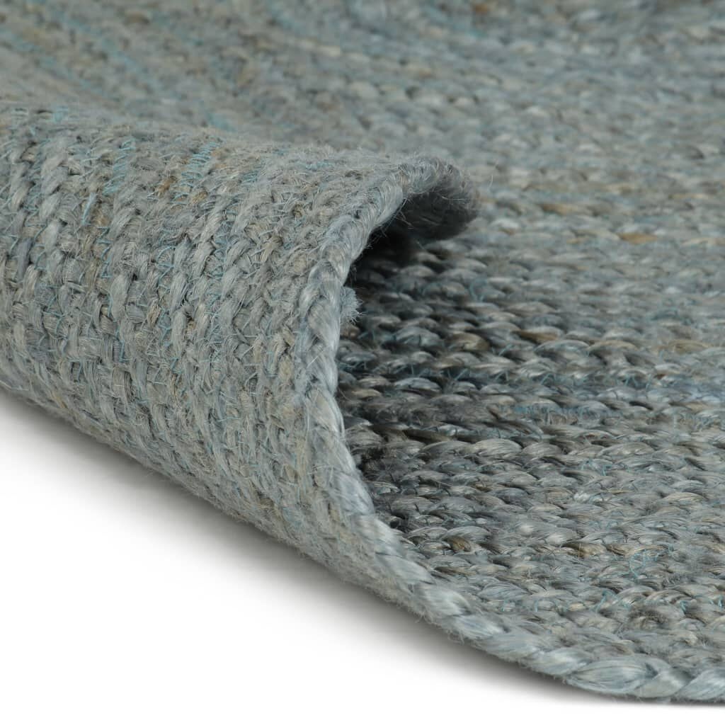 Handgemaakt Jute Vloerkleed Ø150cm Olijfgroen - 35% Korting!