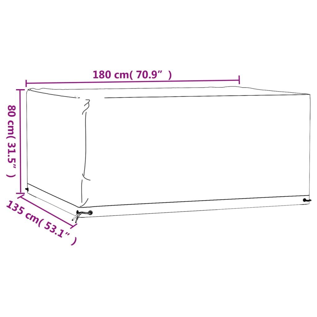Tuinmeubelhoes 180x135x80cm - BESPAAR 35%!