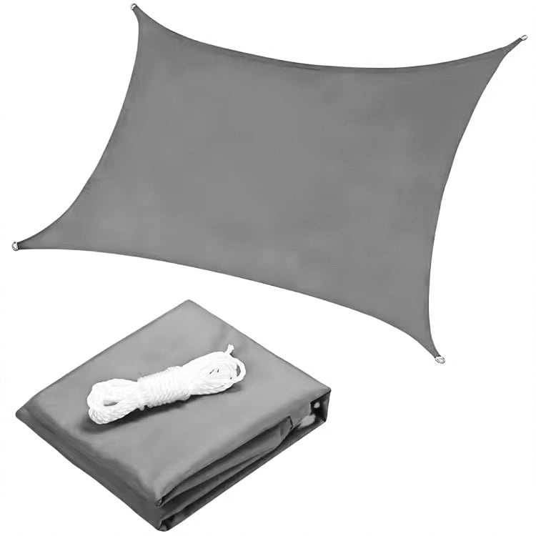 Schaduwdoek 4x4m Waterdicht Polyester - UV Bescherming - 50% Korting!