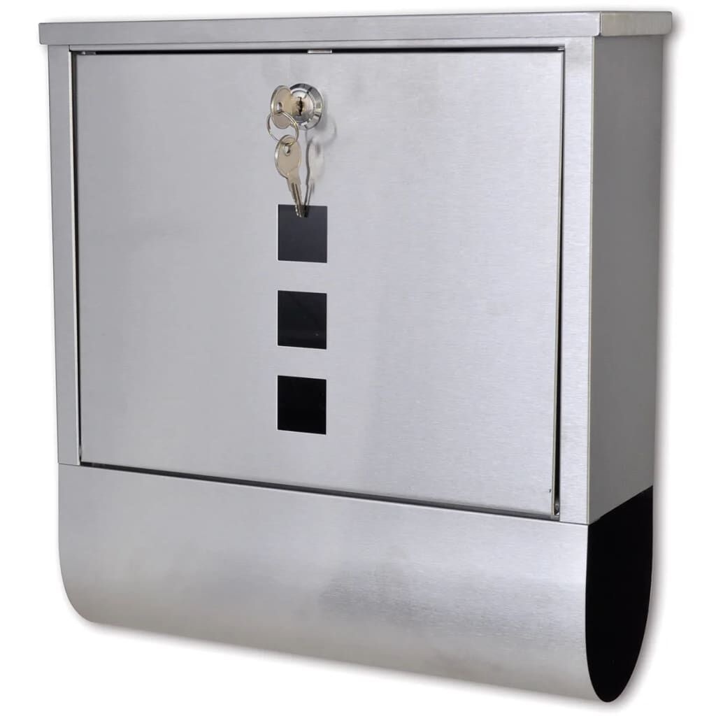 Roestvrijstalen Brievenbus - Modern Design - 35% Korting!