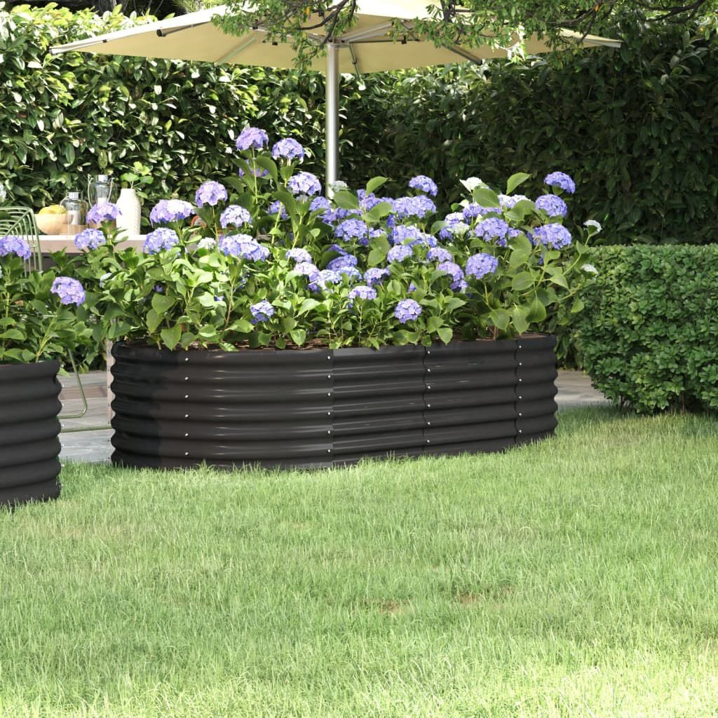 VidaXL Plantenbak Antraciet 152cm - 35% Korting!