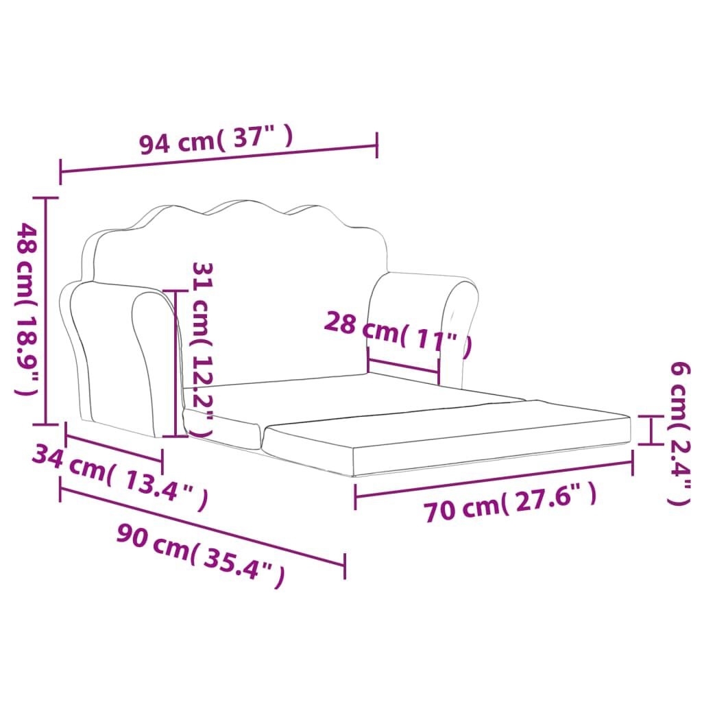 vidaXL Kinderslaapbank Roze - Krasje, Topdeal 35% Korting!