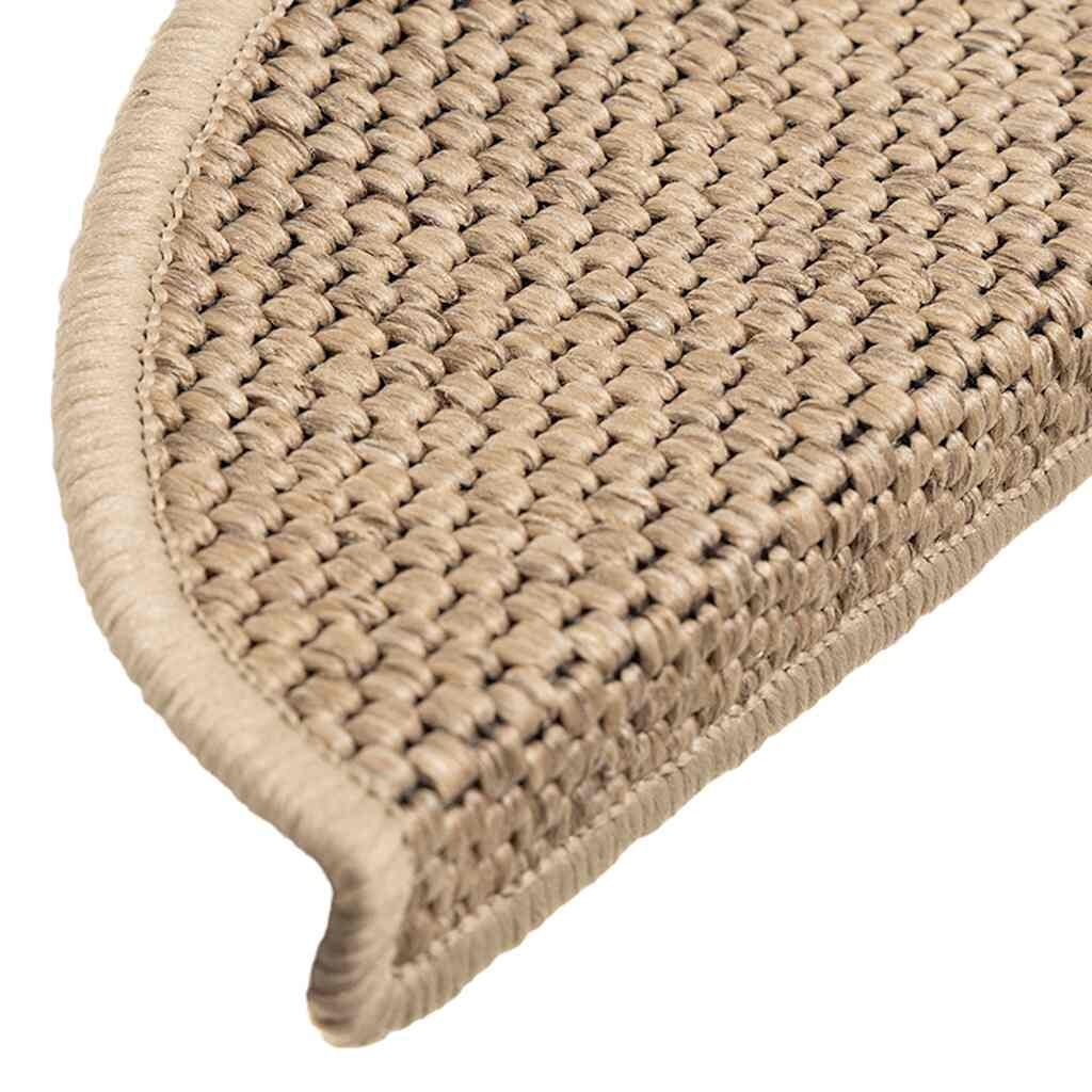 Trapmatten Sisal-look 15 st. Zand - 35% Korting!