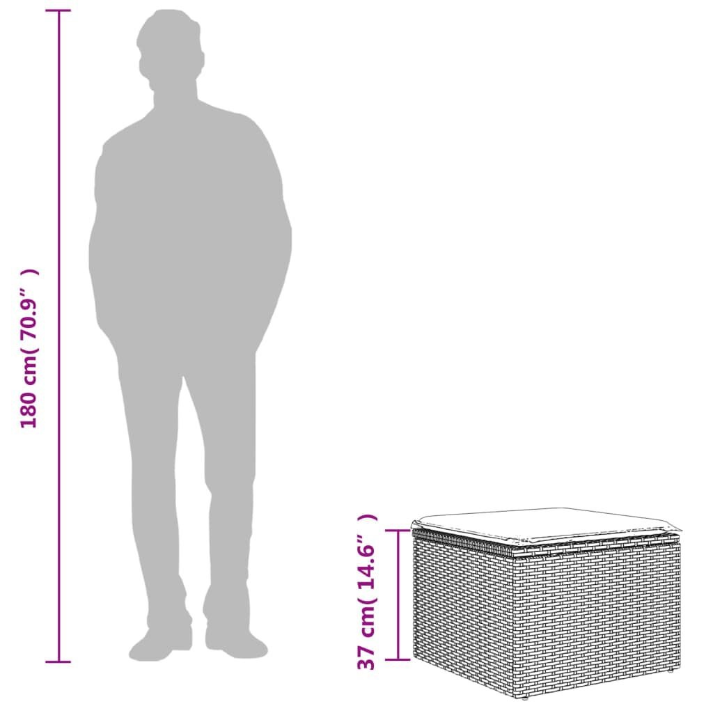 VidaXL Tuinkruk Grijs met Kussen - 35% Korting!