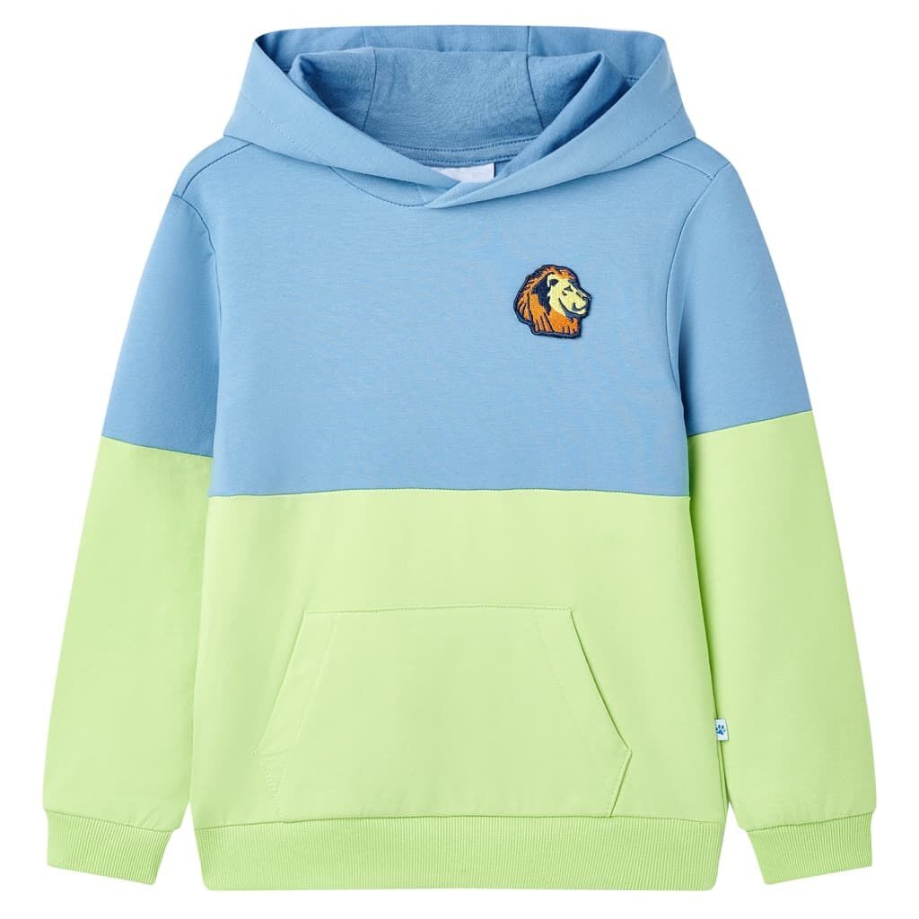 Blauw/Geel Kindertrui 128 - 35% Korting! Wees Snel!