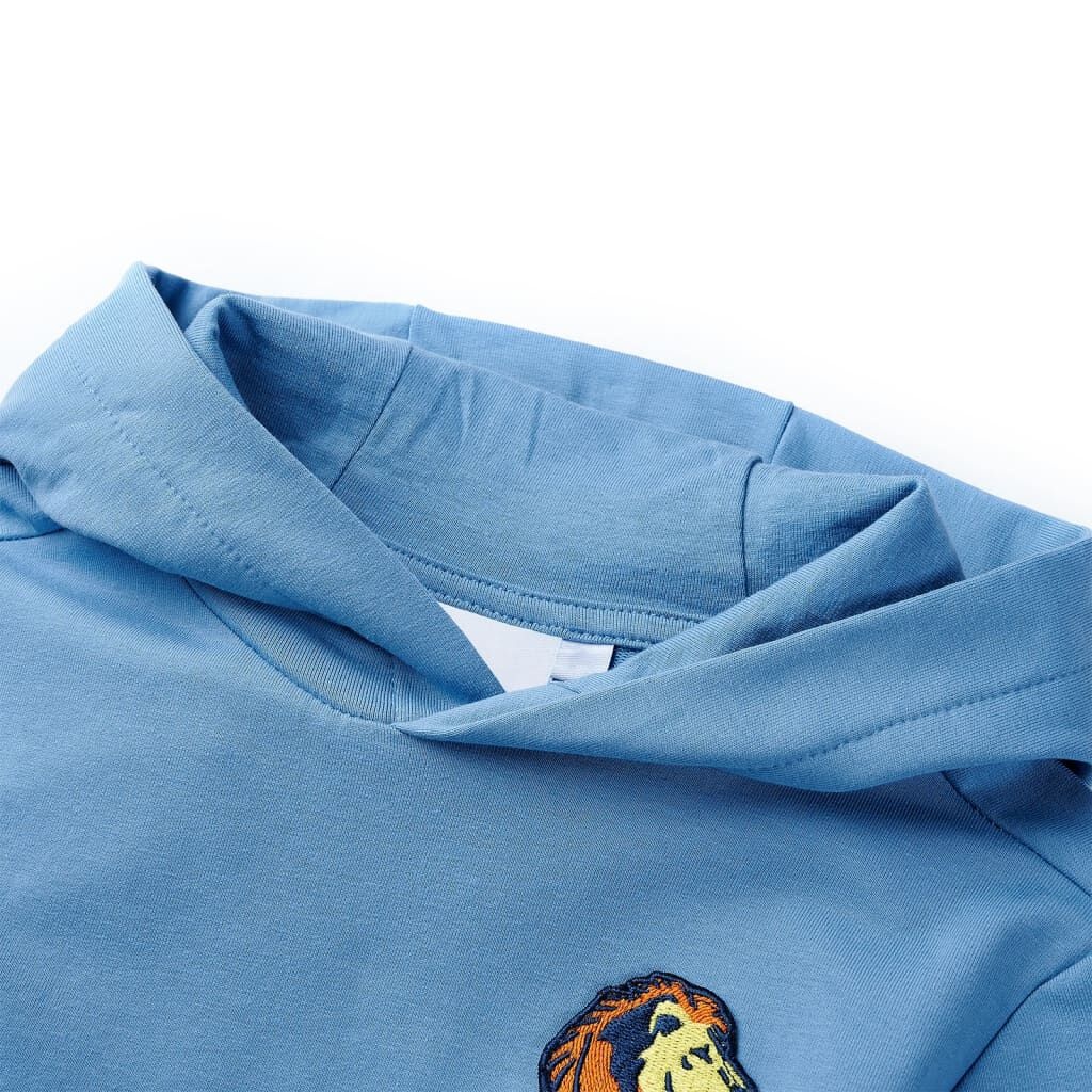 Blauw/Geel Kindertrui 128 - 35% Korting! Wees Snel!