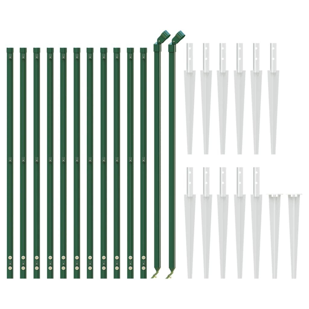 Draadgaashek Groen 1x25m + Grondankers - 42% Korting!