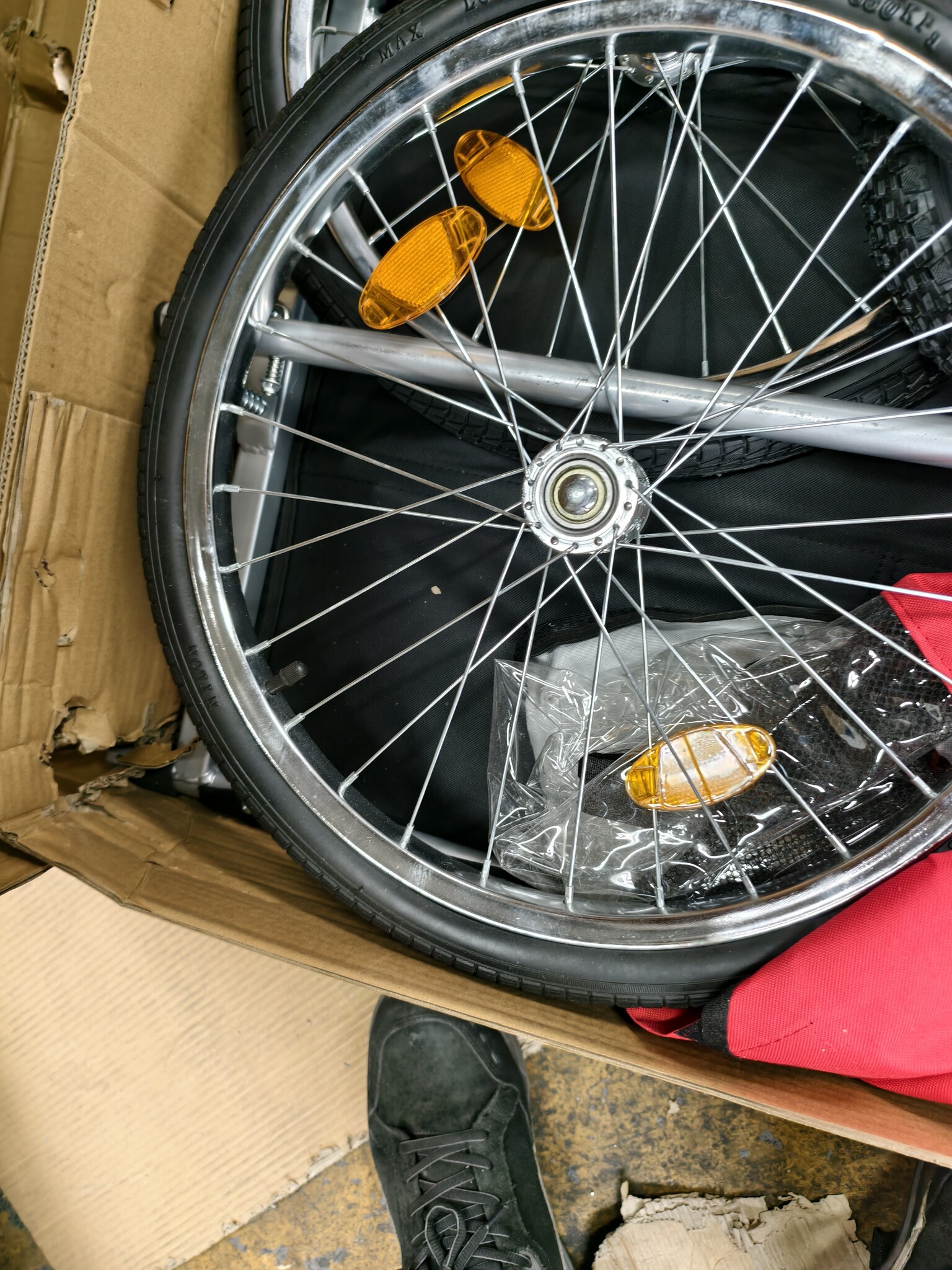 Fietskar Kind Rood met Schokbreker - 55% Korting!