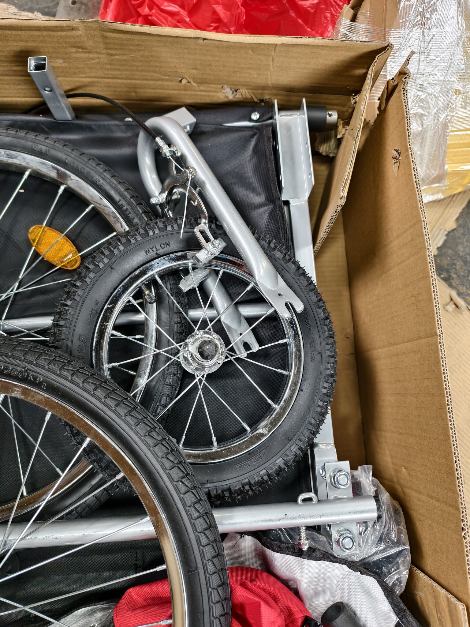 Fietskar Kind Rood met Schokbreker - 55% Korting!