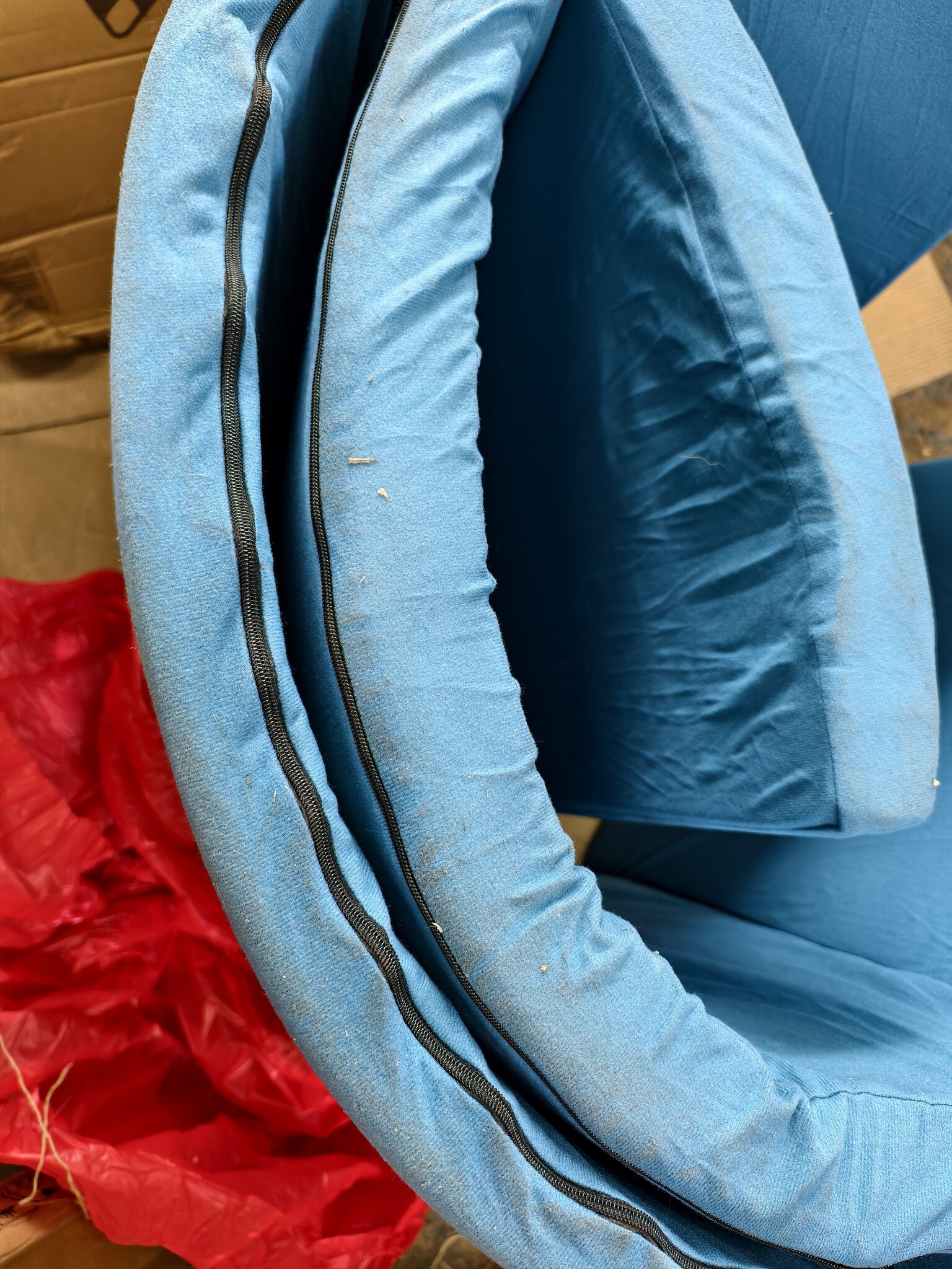 Opvouwbaar Matras 2 Persoons Navy - 55% Korting! (Vuil)