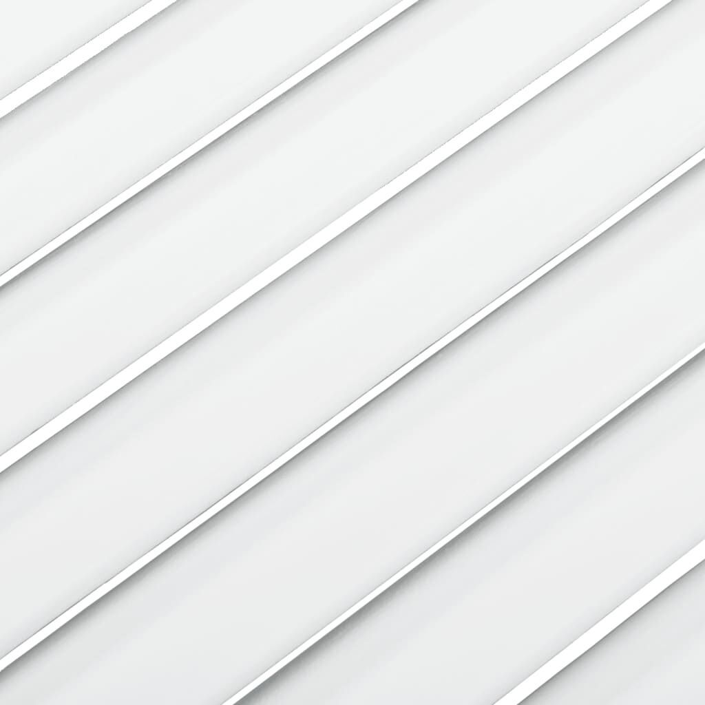 vidaXL Lamellen Kastdeur Grenenhout Wit 39,5x49,4cm - 35% Korting!