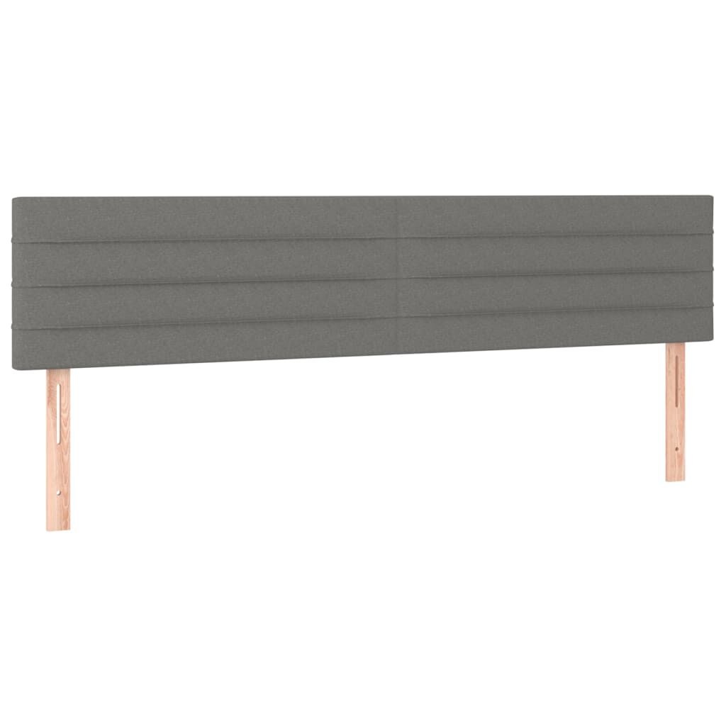 VidaXL Hoofdborden 2x 80cm Donkergrijs - 35% Korting!