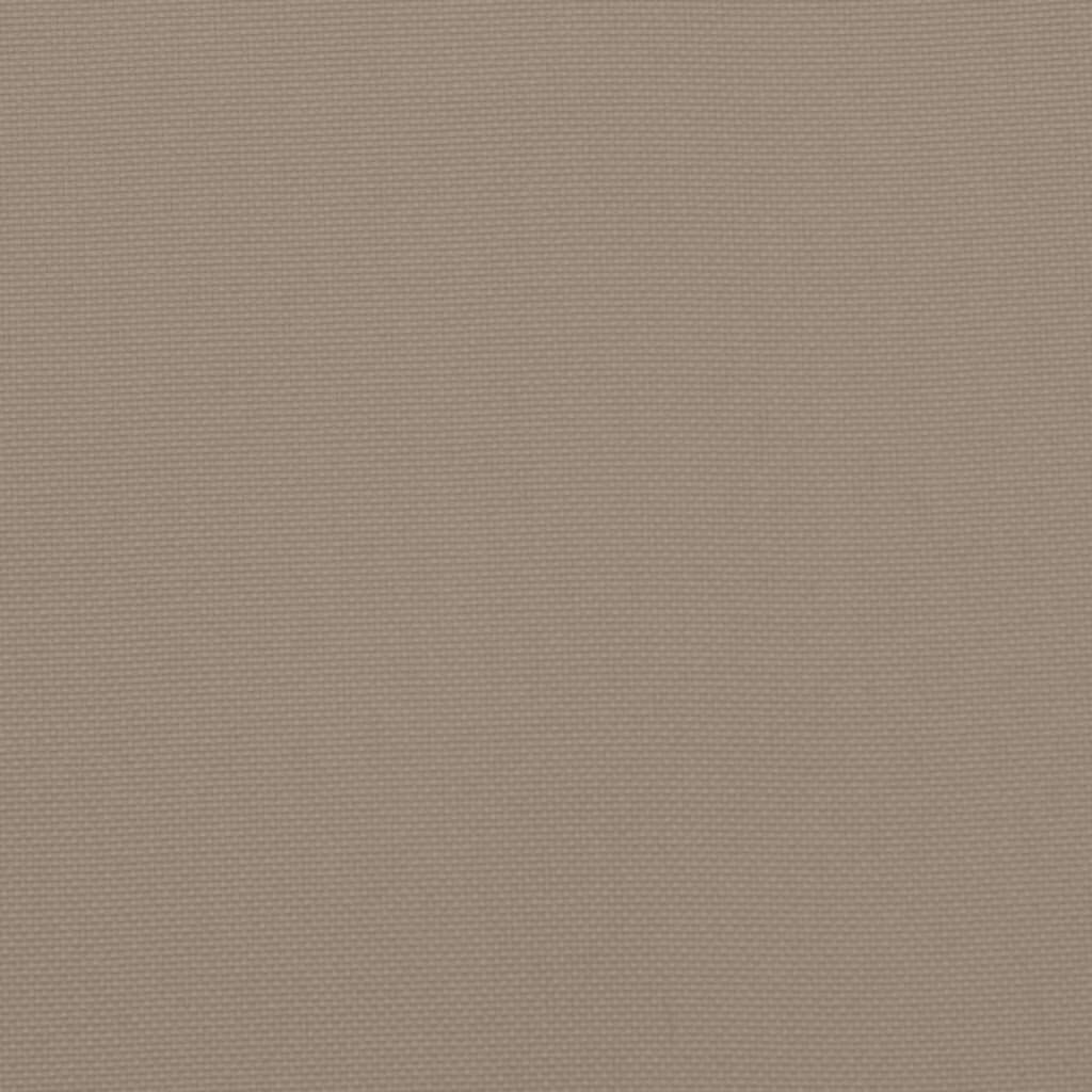 vidaXL Palletkussens Taupe (2 st) - 35% Korting!