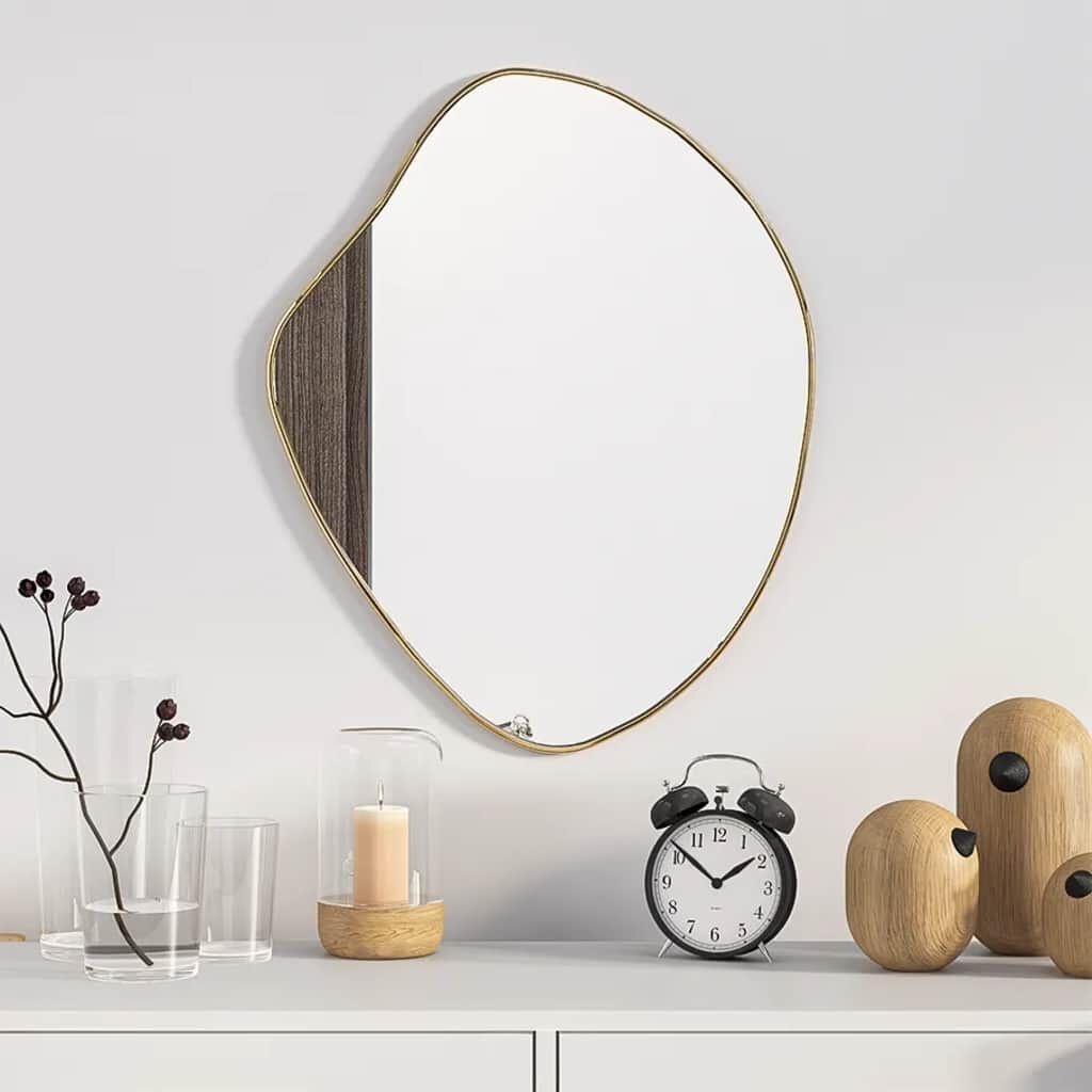 vidaXL Wandspiegel Goud 50x40cm - 35% Korting!