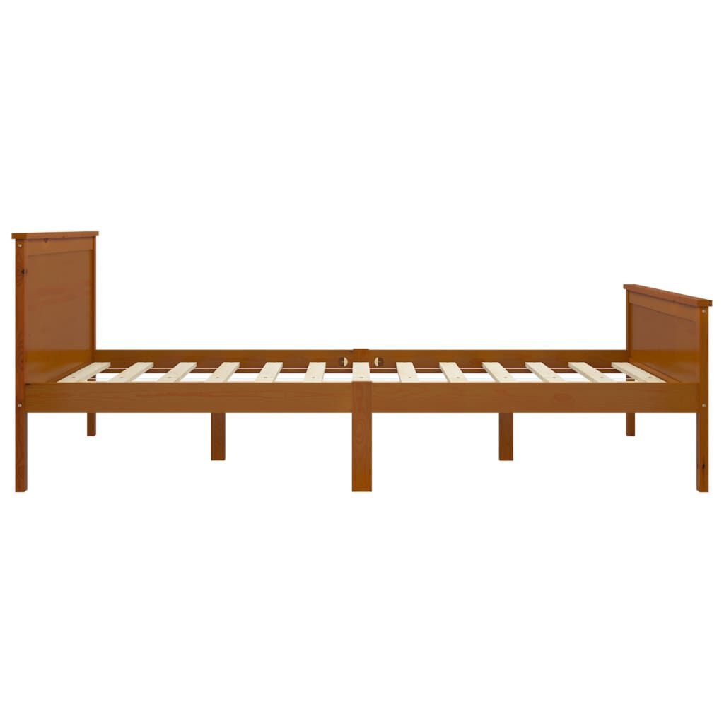 Grenen Bedframe 120x200cm Honingbruin - 35% Korting!