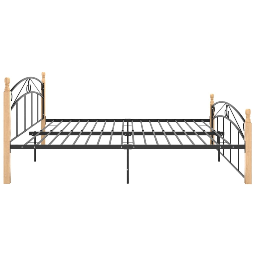 VidaXL Bed 180x200 Zwart Eiken - Gebruikt, 35% Korting!