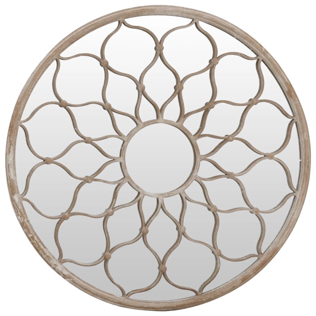 Tuinspiegel Rond Zandkleurig 60cm - 35% Korting! (Retour)