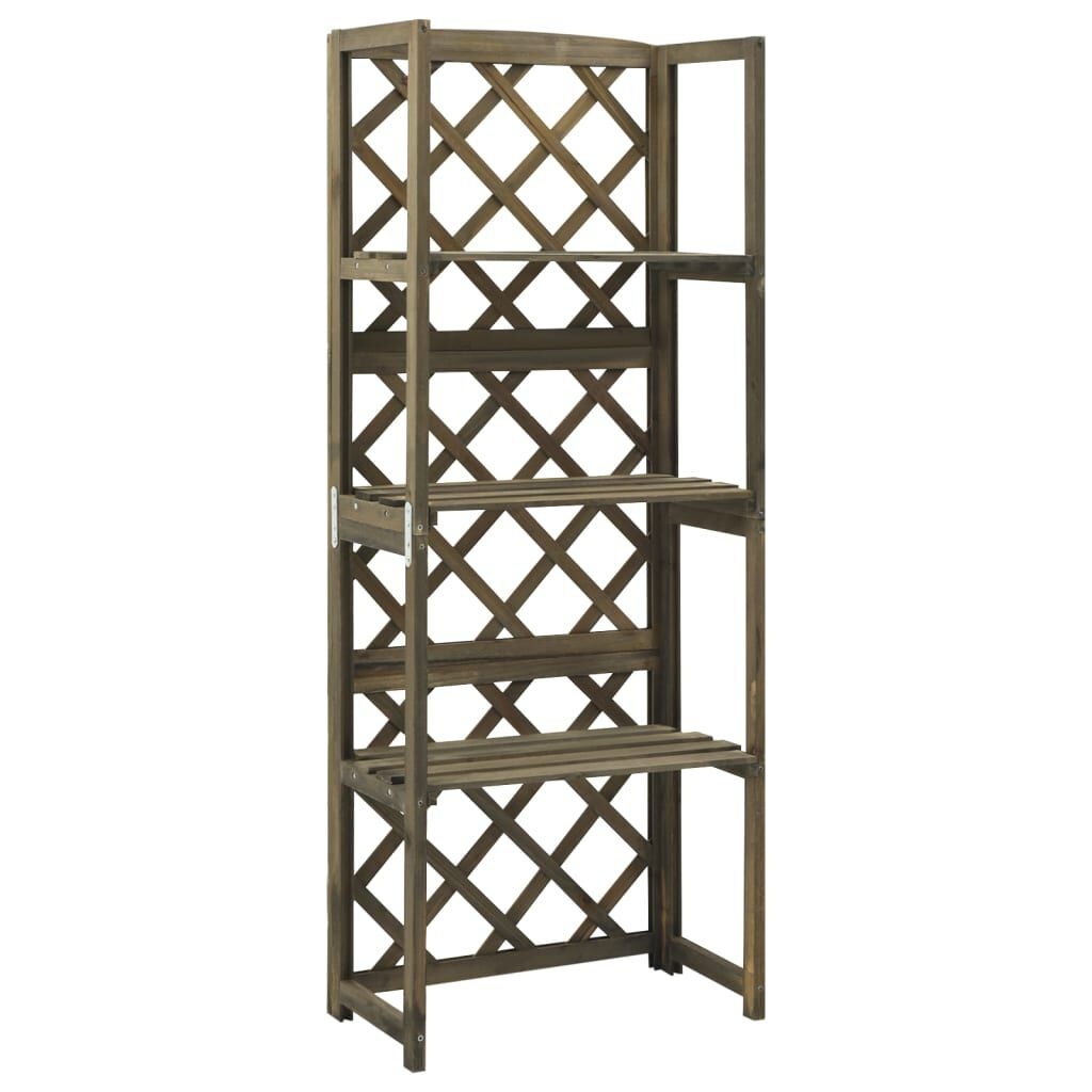 VidaXL Latwerk met Schappen Grijs - 35% Korting!