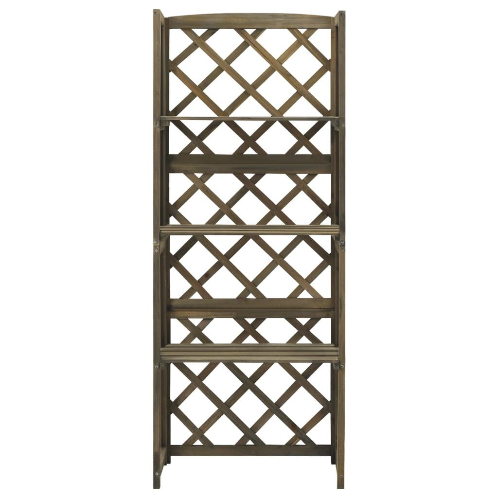 VidaXL Latwerk met Schappen Grijs - 35% Korting!